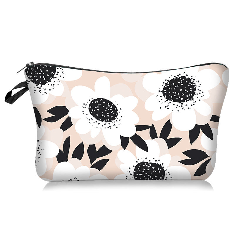 Wholesale Sunflower Series Polyester Cosmetic Bag